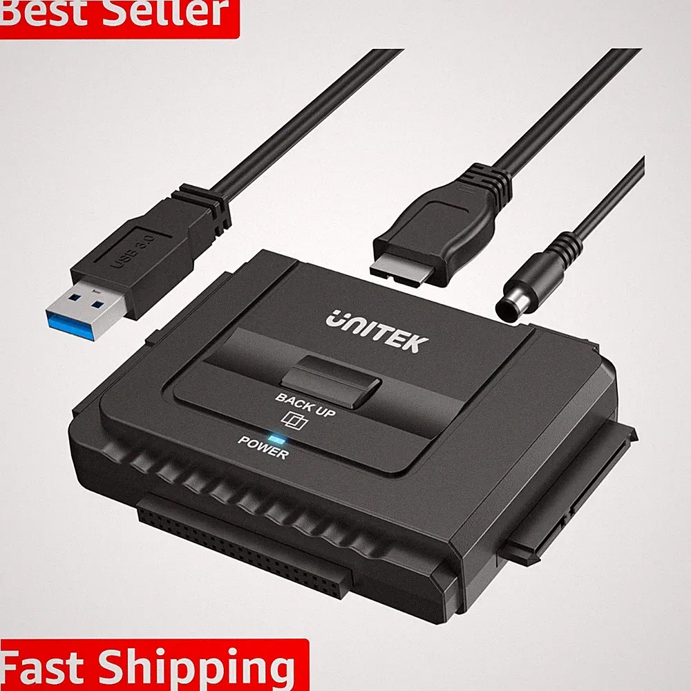 Universal USB 3.0 to IDE & SATA Adapter for Simultaneous Hard Drive Access