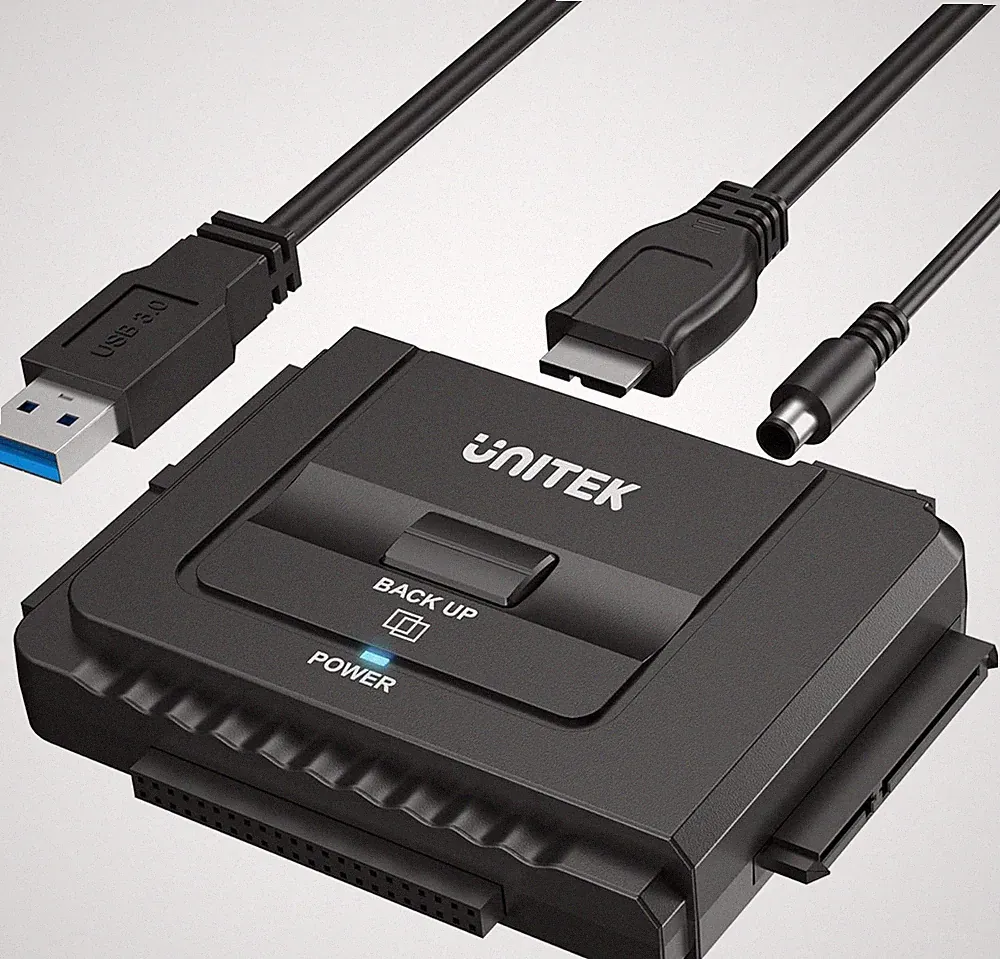 USB 3.0 to IDE and SATA Converter External Hard Drive Adapter Kit for Universal