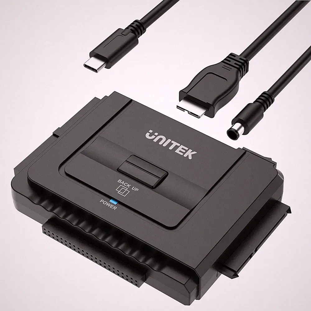 USB C to IDE and SATA Converter External Hard Drive Adapter Kit for Universal...